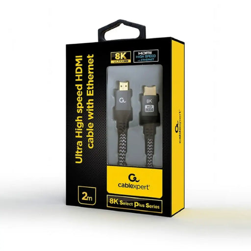 Кабел HDMI с етернет GEMBIRD Select Plus Series Черен 2 m