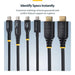 Кабел HDMI Startech HDMI21-CBL-8K60-3M Черен 3 m