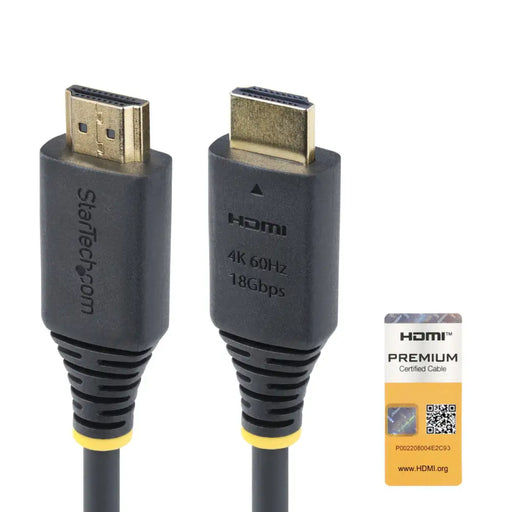 Кабел HDMI Startech PREMIUM Черен 50 cm