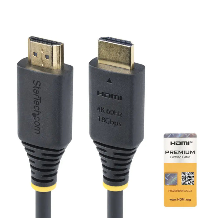 Кабел HDMI Startech PREMIUM Черен 50 cm