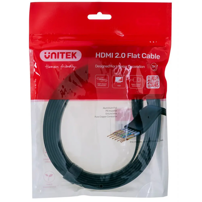 Кабел HDMI Unitek C11063BK-3M Черен 3 m