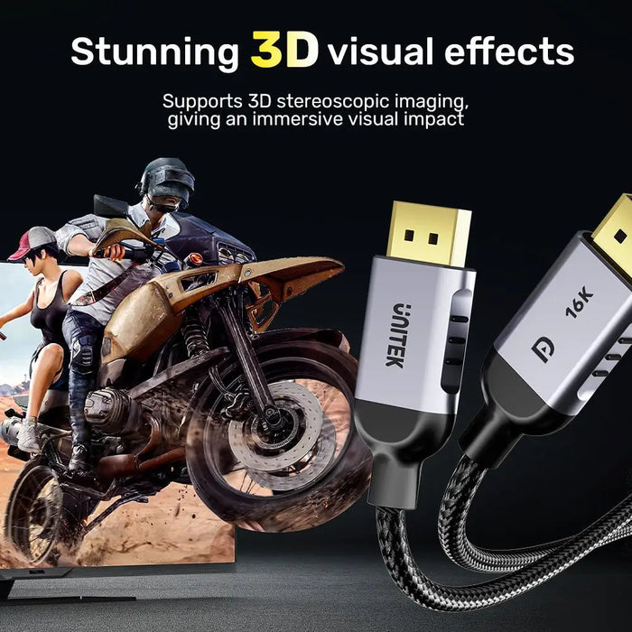 Кабел HDMI Unitek C1626GY01-1.5M Черен 1,5 m