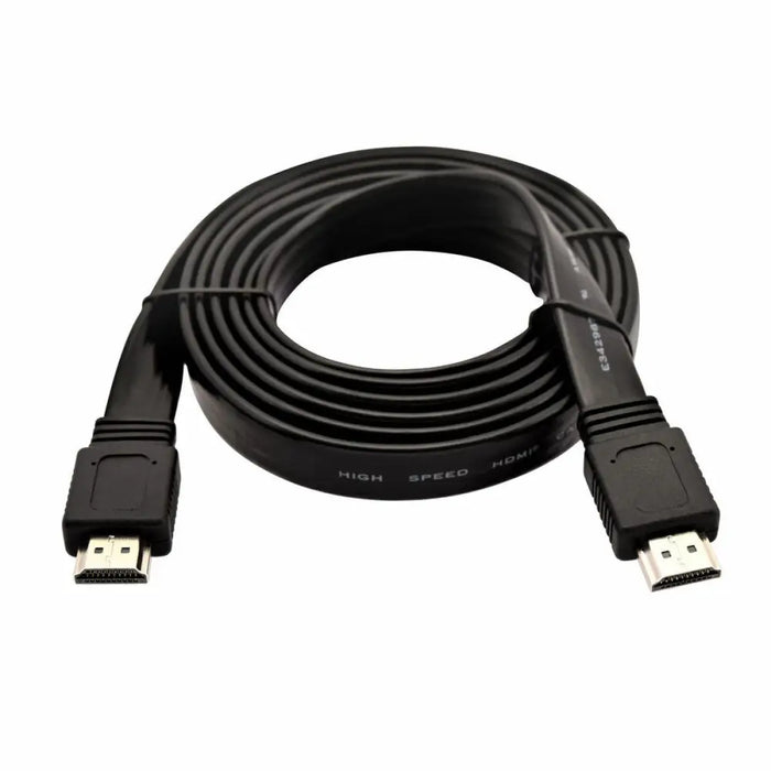 Кабел HDMI V7 V7HDMI4FL-02M-BK-1E Черен