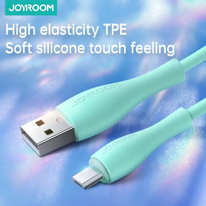 Кабел Joyroom S - 2030M8 USB към micro - USB 3A 2m зелен