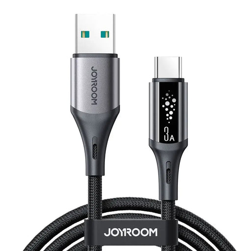 Кабел Joyroom S-A60 StarTalk 3A USB-A - USB-C 1.2 м - черен