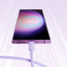 Кабел Joyroom S - AC027A14 USB към USB - C 3A 1.2m лилав