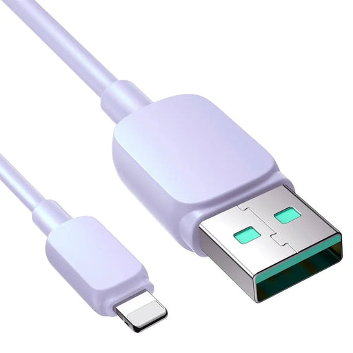 Кабел Joyroom S - AL012A14 USB към Lightning 2.4A 1.2m лилав