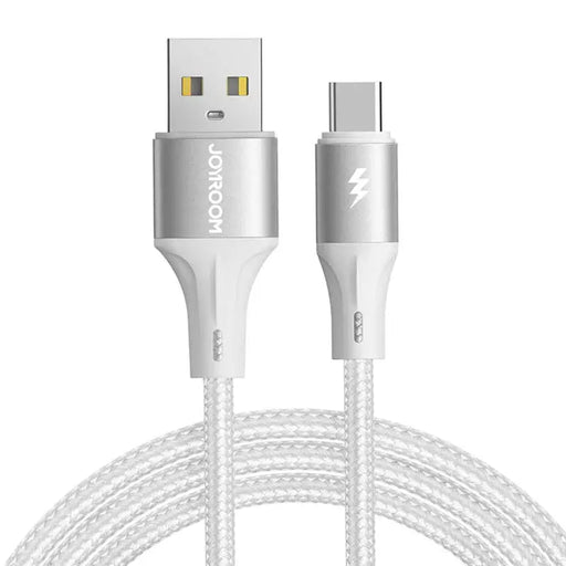 Кабел Joyroom SA25-AC3 Light-Speed USB към USB-C 3A 1.2m бял