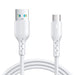 Кабел Joyroom SA26-AM3 Flash Charge USB към Micro 3A 1m бял