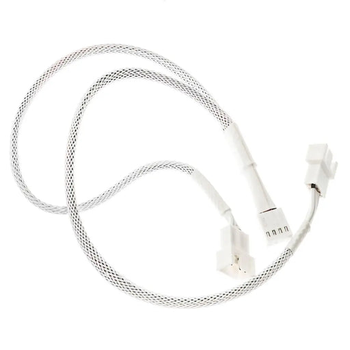 Кабел Kolink PWM 1-2 Сплитер - 35 cm оплетен Бял