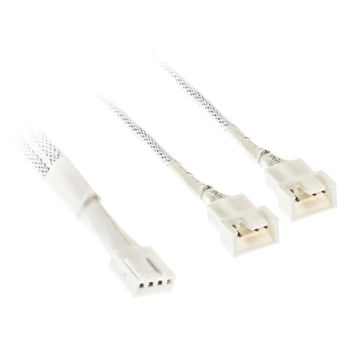 Кабел Kolink PWM 1-2 Сплитер - 35 cm оплетен Бял