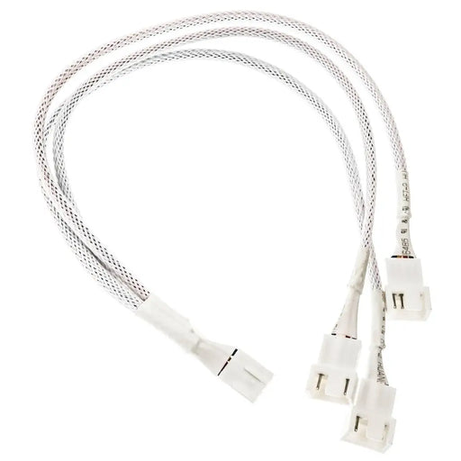 Кабел Kolink PWM 1-3 Сплитер - 35 cm оплетен Бял