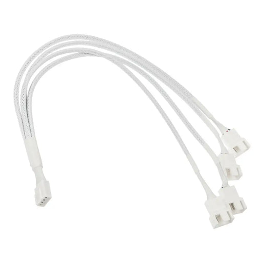 Кабел Kolink PWM 1-4 Сплитер - 35 cm оплетен Бял