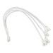 Кабел Kolink PWM 1-4 Сплитер - 35 cm оплетен Бял