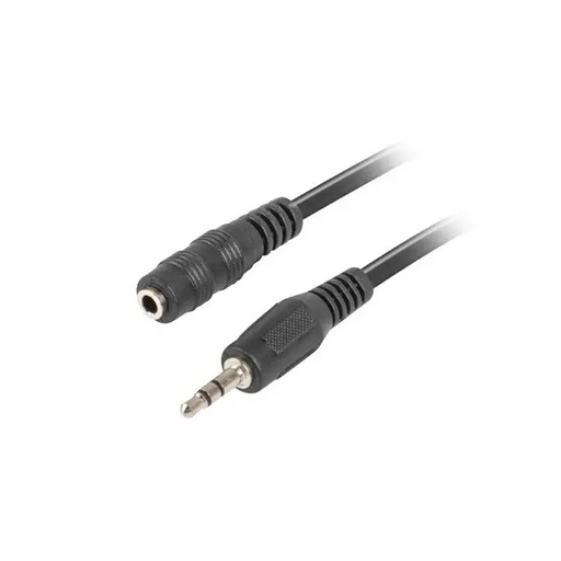 Кабел Lanberg cable stereo mini jack (M) - > (F) 5m black
