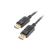 Кабел Lanberg displayport M/M 19 pin v1.2 0.5m 4k черен