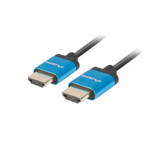 Кабел Lanberg HDMI M/M V2.0 4K cable 0.5m slim