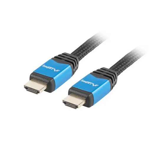 Кабел Lanberg HDMI M/M V2.0 cable 1m CU black premium