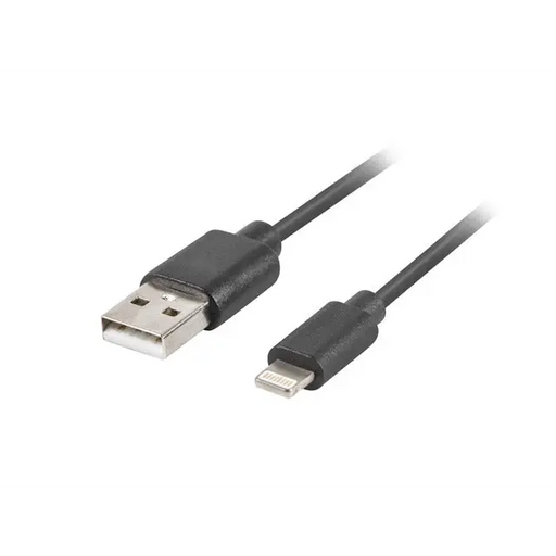 Кабел Lanberg LIGHTNING(M) - > USB - A (M) cable 1m black