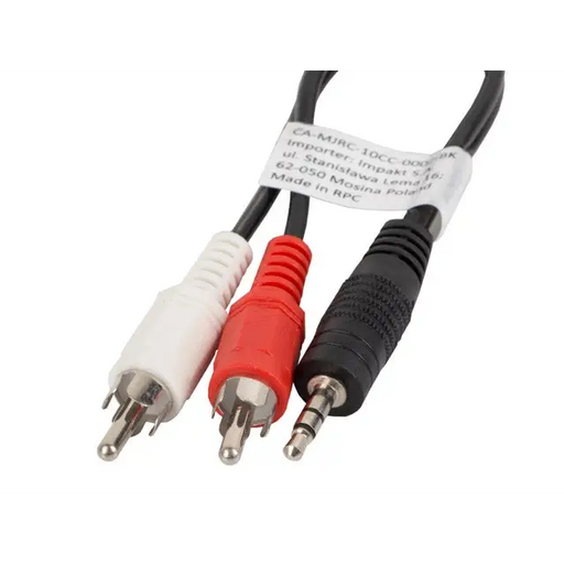 Кабел Lanberg mini jack 3.5mm (M) 3 pin - > 2X RCA