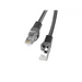 Кабел Lanberg patch cord CAT.5E FTP 10m black