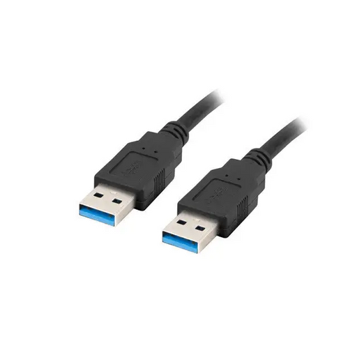 Кабел Lanberg USB - A (M) - > USB - A (M) 3.0 cable 0.5m