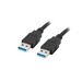 Кабел Lanberg USB - A (M) - > USB - A (M) 3.0 cable 1.8m