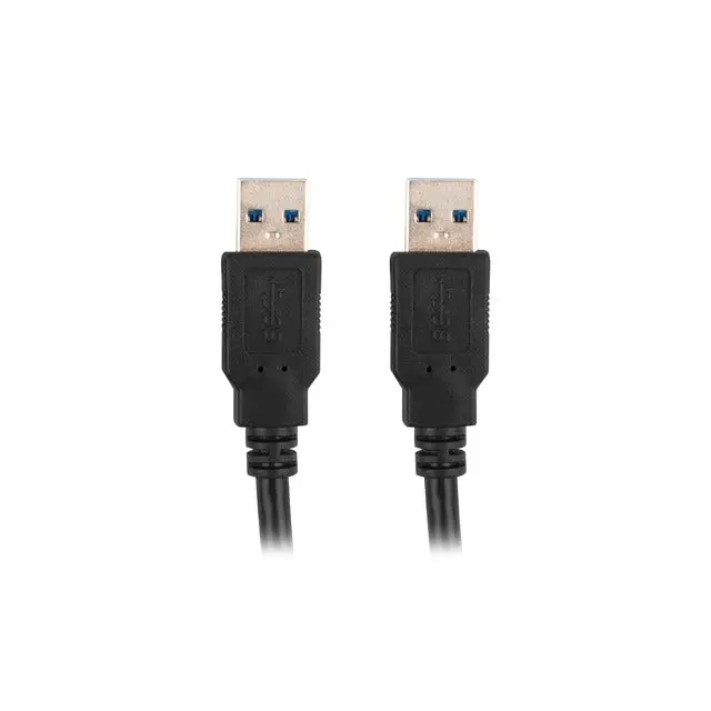 Кабел Lanberg USB - A (M) - > USB - A (M) 3.0 cable 1.8m