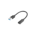 Кабел Lanberg USB - C (F) - > USB - A(M) cable 0.15 m