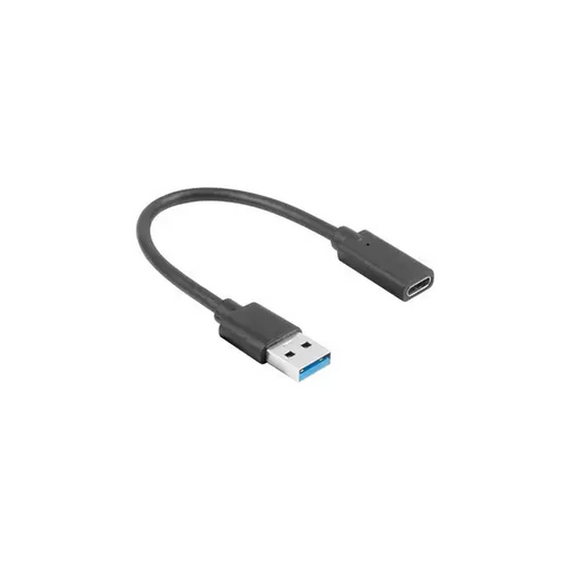 Кабел Lanberg USB - C (F) - > USB - A(M) cable 0.15 m