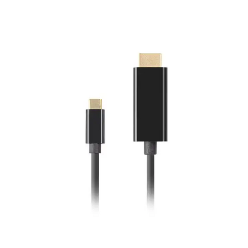 Кабел Lanberg USB - C (M) - > HDMI(M) 2.0 4K 60hz cable 0.5m