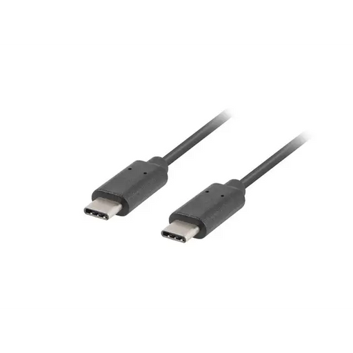 Кабел Lanberg USB - C M/M 2.0 cable 0.5m black