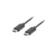 Кабел Lanberg USB - C M/M 2.0 cable 1m black