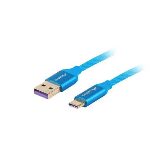 Кабел Lanberg USB - C(M) - > USB - A (M) 2.0 cable 1m