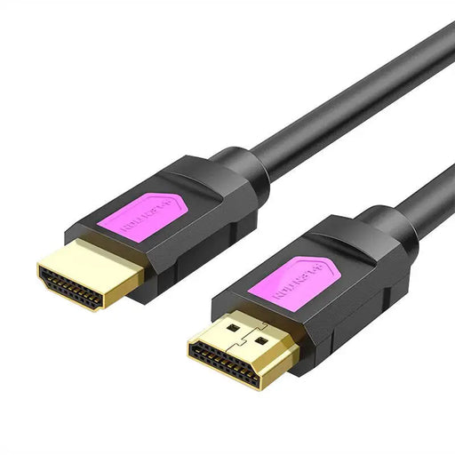 Кабел Lention HDMI 4K High-Speed към HDMI 2m черен