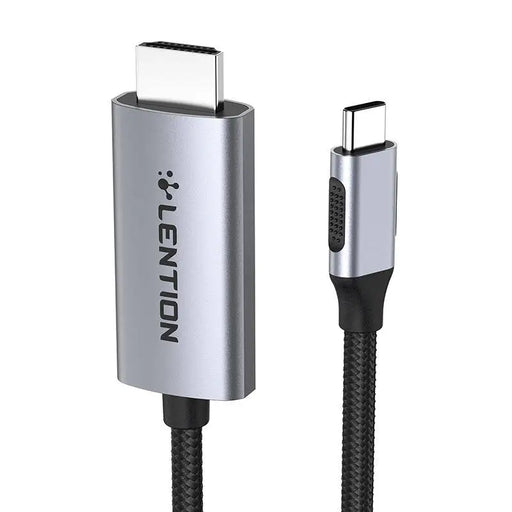 Кабел Lention USB-C към 4K@60Hz HDMI 3m сив