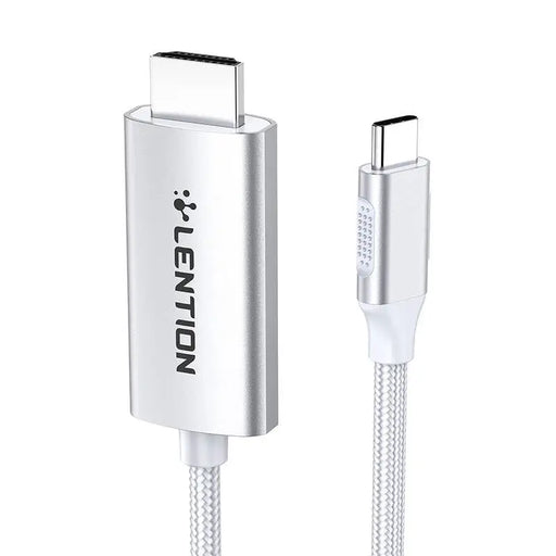 Кабел Lention USB-C към 4K@60Hz HDMI 3m сребрист