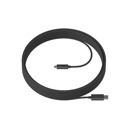 Кабел Logitech Strong USB Cable 10m 3.2 Male A to C Graphite