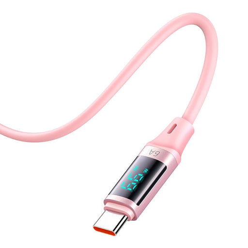 Кабел Mcdodo CA-1921 USB към USB-C 6A 1.2m розов