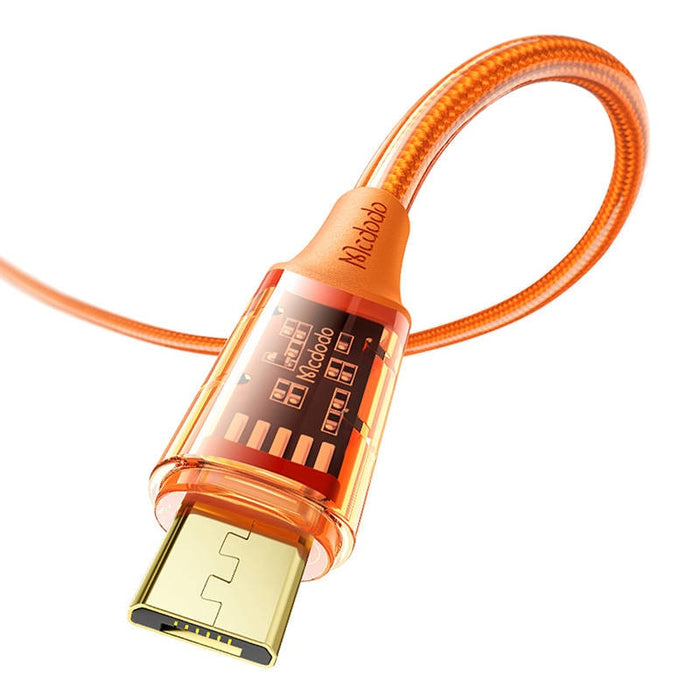 Кабел Mcdodo CA-2102 USB към MicroUSB 1.8m оранжев