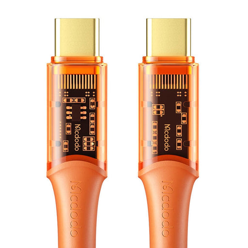 Кабел Mcdodo CA-2113 USB-C към USB-C 100W 1.8m оранжев