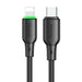 Кабел Mcdodo CA-4761 USB-C към Lightning с LED светлина 1.2m