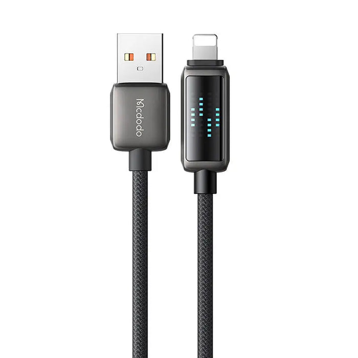 Кабел Mcdodo CA-5250 USB-A / Lightning LED display 1.2m