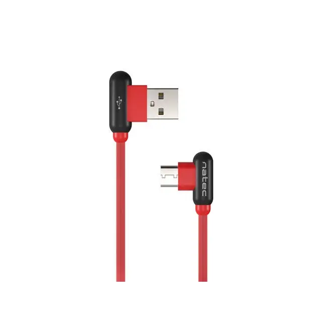 Кабел Natec USB-C(M) -> USB-A (M) 2.0 cable 1m. Angled
