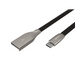 Кабел Natec USB-C(M) -> USB-A (M) 2.0 cable 1m. Black metal