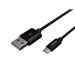 Кабел Natec USB-C(M) -> USB-A (M) 2.0 cable 1m. Black nylon