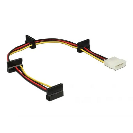 Кабел Power Molex 4 Pin > 4 x SATA 15 Pin 40cm
