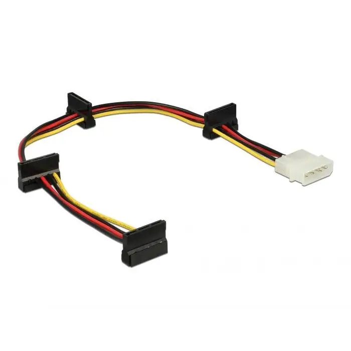 Кабел Power Molex 4 Pin > 4 x SATA 15 Pin 40cm