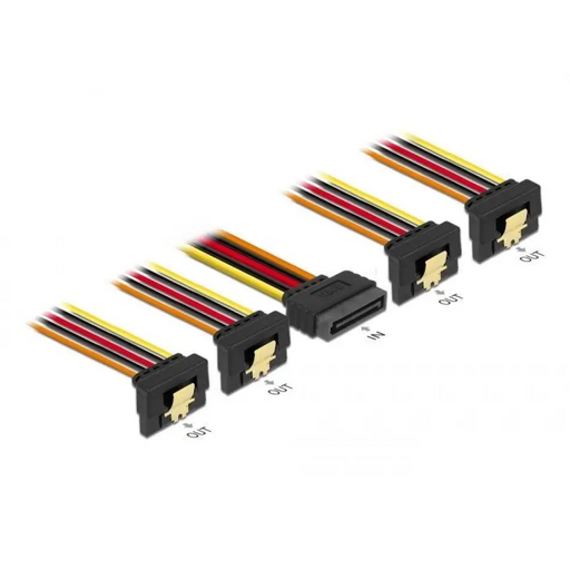 Кабел Power SATA - 4 x SATA 15 Pin 30cm