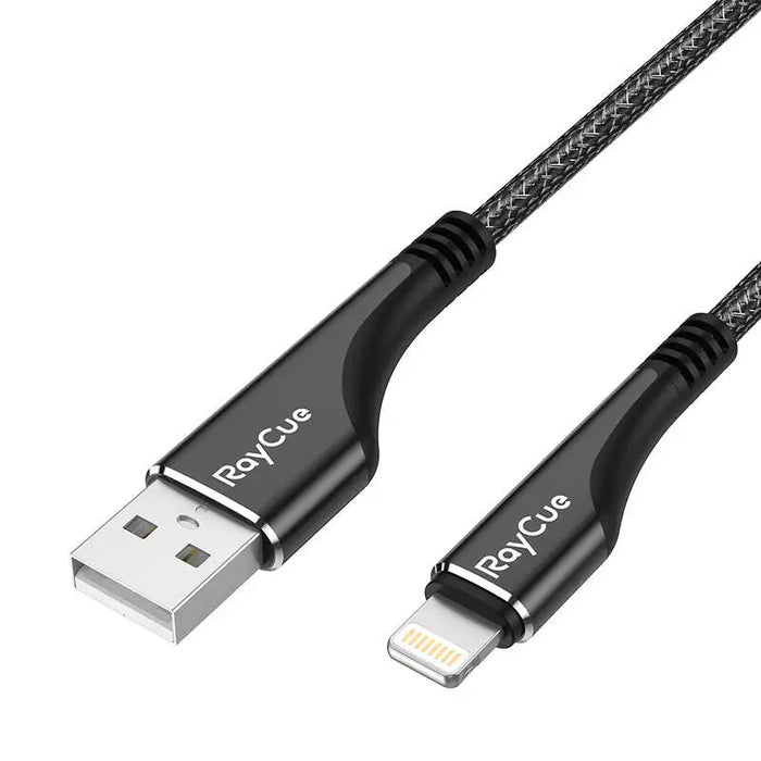 Кабел RayCue CA01 USB - A към Lightning 1.2m 2.4A черен